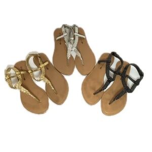 (Set of 3) Body Central Sandals Size: 6